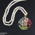 PCPH048 SDQ ALH/MUH Multi Calligraphy Pendant with Mala