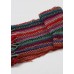 new women rainbow striped knit scarf tassel vintage warm scarves